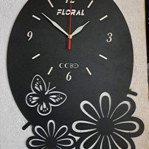 Floral Wall Clock