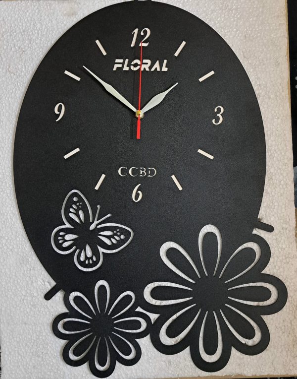 Floral Wall Clock